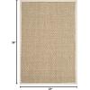 SAFAVIEH Area Rug 8×10 – Natural Fiber Collection – Large – Natural & Beige, Seagrass, Basketweave Pattern (NF114A)(Natural/Ivory)