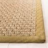 SAFAVIEH Area Rug 8×10 – Natural Fiber Collection – Large – Natural & Beige, Seagrass, Basketweave Pattern (NF114A)(Natural/Olive)