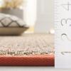 SAFAVIEH Area Rug 8×10 – Natural Fiber Collection – Large – Natural & Beige, Seagrass, Basketweave Pattern (NF114A)(Natural/Rust)