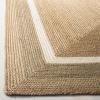 SAFAVIEH Area Rug 8×10 – Natural Fiber Collection – Large – Natural & Grey & Ivory, Handmade Braided Jute, Farmhouse Boho Rustic Style, Ideal for Living Room, Bedroom, Dining Space (NF883B)(Natural/Ivory)