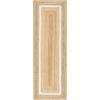 SAFAVIEH Area Rug 8×10 – Natural Fiber Collection – Large – Natural & Grey & Ivory, Handmade Braided Jute, Farmhouse Boho Rustic Style, Ideal for Living Room, Bedroom, Dining Space (NF883B)(Natural/Ivory)