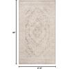 SAFAVIEH Area Rug 8×10 – Reflection Collection – Large – Light Grey & Cream, Non-Shedding & Easy Cleaning, Ideal for Living Room, Bedroom, Dining Space (RFT668G)(Beige/Cream)