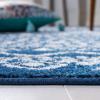 SAFAVIEH Area Rug 8×10 – Tulum Collection – Large – Ivory & Black, Moroccan Boho Distressed Design, Non-Shedding & Easy to Clean, Ideal for Living Room, Bedroom, Dining Space (TUL268D)(Navy/Ivory)