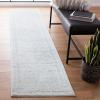 SAFAVIEH Area Rug 8×10 – Tulum Collection – Large – Ivory & Black, Moroccan Boho Distressed Design, Non-Shedding & Easy to Clean, Ideal for Living Room, Bedroom, Dining Space (TUL268D)(Ivory/Light Grey)