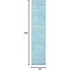 SAFAVIEH Area Rug 8×10 – Tulum Collection – Large – Ivory & Black, Moroccan Boho Distressed Design, Non-Shedding & Easy to Clean, Ideal for Living Room, Bedroom, Dining Space (TUL268D)(Turquoise/Ivory)
