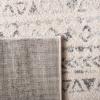 SAFAVIEH Area Rug 8×10 – Tulum Collection – Large – Ivory & Black, Moroccan Boho Distressed Design, Non-Shedding & Easy to Clean, Ideal for Living Room, Bedroom, Dining Space (TUL268D)(Ivory/Grey)