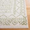 SAFAVIEH Area Rug 8×10 – Tulum Collection – Large – Ivory & Black, Moroccan Boho Distressed Design, Non-Shedding & Easy to Clean, Ideal for Living Room, Bedroom, Dining Space (TUL268D)(Ivory/Sage)
