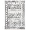 SAFAVIEH Area Rug 8×10 – Tulum Collection – Large – Ivory & Black, Moroccan Boho Distressed Design, Non-Shedding & Easy to Clean, Ideal for Living Room, Bedroom, Dining Space (TUL268D)(Ivory/Black)