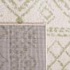 SAFAVIEH Area Rug 8×10 – Tulum Collection – Large – Ivory & Black, Moroccan Boho Distressed Design, Non-Shedding & Easy to Clean, Ideal for Living Room, Bedroom, Dining Space (TUL268D)(Ivory/Sage)