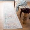 SAFAVIEH Area Rug 8×10 – Tulum Collection – Large – Ivory & Black, Moroccan Boho Distressed Design, Non-Shedding & Easy to Clean, Ideal for Living Room, Bedroom, Dining Space (TUL268D)(Ivory/Turquoise)