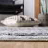 SAFAVIEH Area Rug 8×10 – Tulum Collection – Large – Ivory & Black, Moroccan Boho Distressed Design, Non-Shedding & Easy to Clean, Ideal for Living Room, Bedroom, Dining Space (TUL268D)(Ivory/Black)