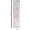 SAFAVIEH Area Rug 8×10 – Tulum Collection – Large – Ivory & Black, Moroccan Boho Distressed Design, Non-Shedding & Easy to Clean, Ideal for Living Room, Bedroom, Dining Space (TUL268D)(Ivory/Fuchsia)