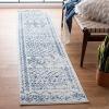 SAFAVIEH Area Rug 8×10 – Tulum Collection – Large – Ivory & Black, Moroccan Boho Distressed Design, Non-Shedding & Easy to Clean, Ideal for Living Room, Bedroom, Dining Space (TUL268D)(Ivory/Navy)