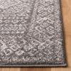 SAFAVIEH Area Rug 8×10 – Tulum Collection – Large – Ivory & Grey, Moroccan Boho Distressed Design, Non-Shedding & Easy to Clean, Ideal for Living Room, Bedroom, Dining Space (TUL264A)(Dark Grey/Ivory)