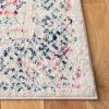 SAFAVIEH Area Rug 8×10 – Tulum Collection – Large – Ivory & Grey, Moroccan Boho Distressed Design, Non-Shedding & Easy to Clean, Ideal for Living Room, Bedroom, Dining Space (TUL264A)(Ivory/Dark Blue)