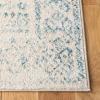 SAFAVIEH Area Rug 8×10 – Tulum Collection – Large – Ivory & Grey, Moroccan Boho Distressed Design, Non-Shedding & Easy to Clean, Ideal for Living Room, Bedroom, Dining Space (TUL264A)(Ivory/Turquoise)