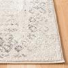 SAFAVIEH Area Rug 8×10 – Tulum Collection – Large – Ivory & Grey, Moroccan Boho Distressed Design, Non-Shedding & Easy to Clean, Ideal for Living Room, Bedroom, Dining Space (TUL264A)(Ivory/Grey)