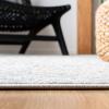 SAFAVIEH Area Rug 8×10 – Tulum Collection – Large – Navy & Ivory, Moroccan Boho Distressed Design, Non-Shedding & Easy to Clean, Ideal for Living Room, Bedroom, Dining Space (TUL270N)(Light Grey/Ivory)