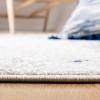 SAFAVIEH Area Rug 8×10 – Tulum Collection – Large – Navy & Ivory, Moroccan Boho Distressed Design, Non-Shedding & Easy to Clean, Ideal for Living Room, Bedroom, Dining Space (TUL270N)(Ivory/Blue)