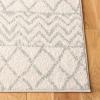 SAFAVIEH Area Rug 8×10 – Tulum Collection – Large – Navy & Ivory, Moroccan Boho Distressed Design, Non-Shedding & Easy to Clean, Ideal for Living Room, Bedroom, Dining Space (TUL270N)(Ivory/Light Grey)
