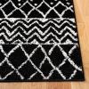 SAFAVIEH Area Rug 8×10 – Tulum Collection – Large – Navy & Ivory, Moroccan Boho Distressed Design, Non-Shedding & Easy to Clean, Ideal for Living Room, Bedroom, Dining Space (TUL270N)(Black/Ivory)