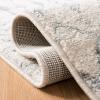 SAFAVIEH Area Rug 8×10 – Tulum Collection – Large – Navy & Ivory, Moroccan Boho Distressed Design, Non-Shedding & Easy to Clean, Ideal for Living Room, Bedroom, Dining Space (TUL270N)(Ivory/Grey)