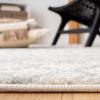 SAFAVIEH Area Rug 8×10 – Tulum Collection – Large – Navy & Ivory, Moroccan Boho Distressed Design, Non-Shedding & Easy to Clean, Ideal for Living Room, Bedroom, Dining Space (TUL270N)(Ivory/Light Grey)