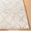 SAFAVIEH Area Rug 8×10 – Tulum Collection – Large – Navy & Ivory, Moroccan Boho Distressed Design, Non-Shedding & Easy to Clean, Ideal for Living Room, Bedroom, Dining Space (TUL270N)(Ivory/Grey)