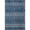 SAFAVIEH Area Rug 8×10 – Tulum Collection – Large – Navy & Ivory, Moroccan Boho Distressed Design, Non-Shedding & Easy to Clean, Ideal for Living Room, Bedroom, Dining Space (TUL270N)(Navy/Ivory)
