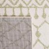 SAFAVIEH Area Rug 8×10 – Tulum Collection – Large – Navy & Ivory, Moroccan Boho Distressed Design, Non-Shedding & Easy to Clean, Ideal for Living Room, Bedroom, Dining Space (TUL270N)(Ivory/Sage)