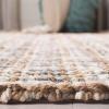SAFAVIEH Area Rug 9×12 – Natural Fiber Collection – Large – Natural Brown, Handmade Jute, Farmhouse Style, Chunky Textured Thick Pile (NF447A)(Grey/Natural)