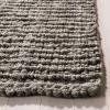 SAFAVIEH Area Rug 9×12 – Natural Fiber Collection – Large – Natural Brown, Handmade Jute, Farmhouse Style, Chunky Textured Thick Pile (NF447A)(Light Grey)
