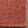 SAFAVIEH Area Rug 9×12 – Natural Fiber Collection – Large – Natural Brown, Handmade Jute, Farmhouse Style, Chunky Textured Thick Pile (NF447A)(Rust)