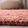 SAFAVIEH Area Rug 9×12 – Natural Fiber Collection – Large – Natural Brown, Handmade Jute, Farmhouse Style, Chunky Textured Thick Pile (NF447A)(Rust)