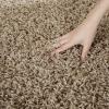SAFAVIEH Athens Shag Collection Area Rug – 5’1″ x 7’6″, Dark Grey, Non-Shedding & Easy to Clean, Ideal for Living Room, Bedroom, Dining Space (SGA119C)(Beige)
