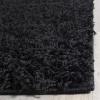 SAFAVIEH Athens Shag Collection Area Rug – 5’1″ x 7’6″, Dark Grey, Non-Shedding & Easy to Clean, Ideal for Living Room, Bedroom, Dining Space (SGA119C)(Black)