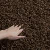 SAFAVIEH Athens Shag Collection Area Rug – 5’1″ x 7’6″, Dark Grey, Non-Shedding & Easy to Clean, Ideal for Living Room, Bedroom, Dining Space (SGA119C)(Brown)