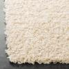 SAFAVIEH Athens Shag Collection Area Rug – 5’1″ x 7’6″, Dark Grey, Non-Shedding & Easy to Clean, Ideal for Living Room, Bedroom, Dining Space (SGA119C)(Ivory)