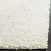 SAFAVIEH Athens Shag Collection Area Rug – 5’1″ x 7’6″, Dark Grey, Non-Shedding & Easy to Clean, Ideal for Living Room, Bedroom, Dining Space (SGA119C)(Off White)