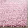 SAFAVIEH Athens Shag Collection Area Rug – 5’1″ x 7’6″, Dark Grey, Non-Shedding & Easy to Clean, Ideal for Living Room, Bedroom, Dining Space (SGA119C)(Pink)