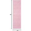 SAFAVIEH Athens Shag Collection Area Rug – 5’1″ x 7’6″, Dark Grey, Non-Shedding & Easy to Clean, Ideal for Living Room, Bedroom, Dining Space (SGA119C)(Pink)