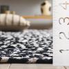 SAFAVIEH Braided Collection Accent Rug – 3′ x 5′, Red & Multi, Handmade Woven Cotton, Boho Reversible Style, Ideal for Living Room, Bedroom (BRD210A)(Black/Ivory)