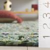 SAFAVIEH Braided Collection Accent Rug – 3′ x 5′, Red & Multi, Handmade Woven Cotton, Boho Reversible Style, Ideal for Living Room, Bedroom (BRD210A)(Light Green/Sage)