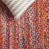 SAFAVIEH Braided Collection Accent Rug – 3′ x 5′, Red & Multi, Handmade Woven Cotton, Boho Reversible Style, Ideal for Living Room, Bedroom (BRD210A)(Orange/Rust)