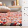 SAFAVIEH Braided Collection Accent Rug – 3′ x 5′, Red & Multi, Handmade Woven Cotton, Boho Reversible Style, Ideal for Living Room, Bedroom (BRD210A)(Orange/Rust)