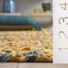 SAFAVIEH Braided Collection Accent Rug – 3′ x 5′, Red & Multi, Handmade Woven Cotton, Boho Reversible Style, Ideal for Living Room, Bedroom (BRD210A)(Yellow/Brown)