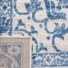 SAFAVIEH Brentwood Collection Area Rug – 8′ x 10′, Navy & Light Grey, Medallion Distressed Design, Non-Shedding & Easy Care, Ideal for High Traffic Areas in Living Room, Bedroom (BNT832M)(Navy/Light Grey)