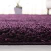 SAFAVIEH California Shag Collection Area Rug – 5’3′ x 7’6′, Beige, Non-Shedding & Easy to Clean, Ultra Plush Thick Pile, Ideal for Living Room, Bedroom, Dining Space (SG151-1313)(Purple)