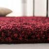 SAFAVIEH California Shag Collection Area Rug – 5’3′ x 7’6′, Beige, Non-Shedding & Easy to Clean, Ultra Plush Thick Pile, Ideal for Living Room, Bedroom, Dining Space (SG151-1313)(Maroon)