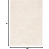 SAFAVIEH California Shag Collection Area Rug – 5’3′ x 7’6′, Beige, Non-Shedding & Easy to Clean, Ultra Plush Thick Pile, Ideal for Living Room, Bedroom, Dining Space (SG151-1313)(Ivory)